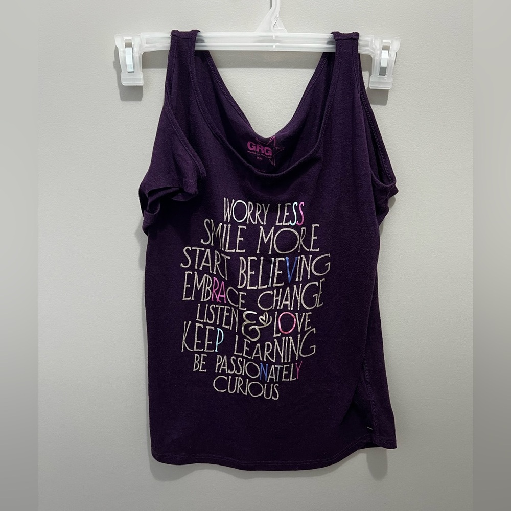 Garage purple top